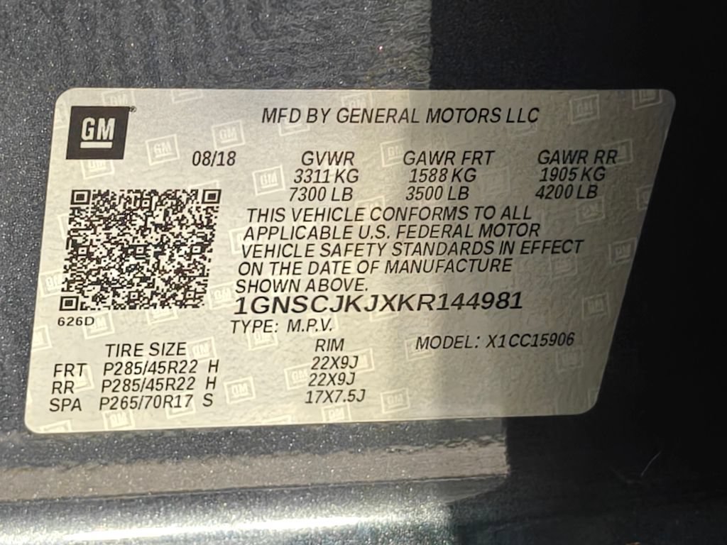 Used 2019 Chevrolet Suburban Premier RWD image 66