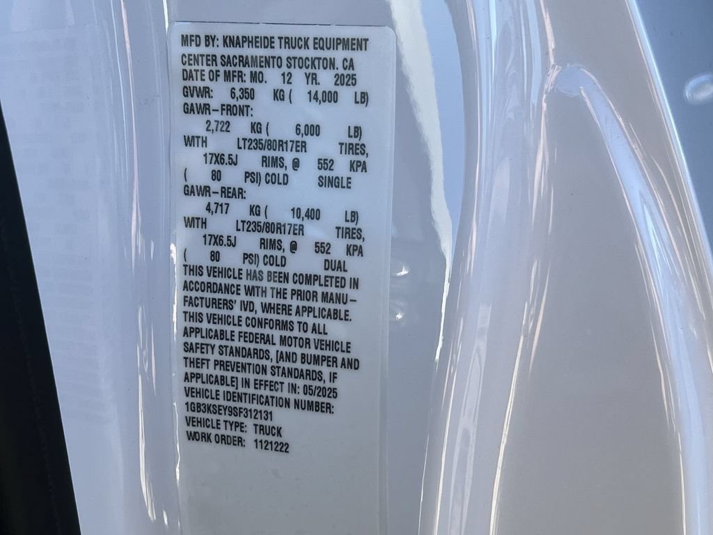 New 2025 Chevrolet Silverado 3500 W/T w/ WT Convenience Package AWD/4WD image 32