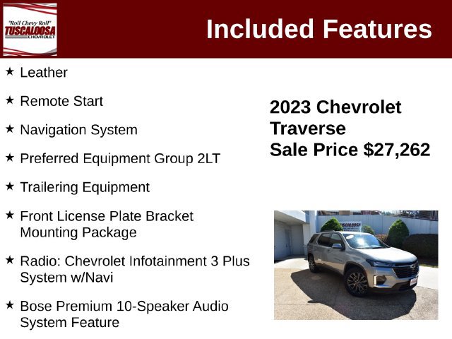 Certified 2023 Chevrolet Traverse RS FWD image 12