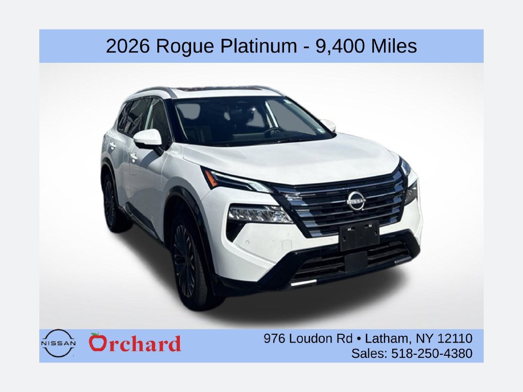 Certified 2026 Nissan Rogue Platinum w/ Platinum Premium Package