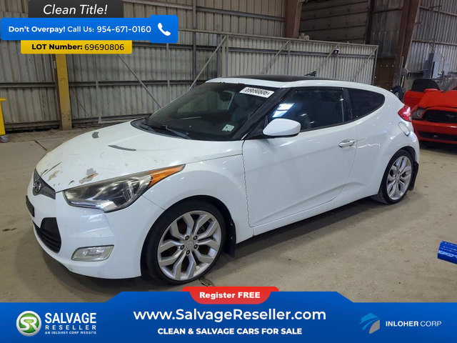Used 2012 Hyundai Veloster w/ Style Pkg FWD image 1