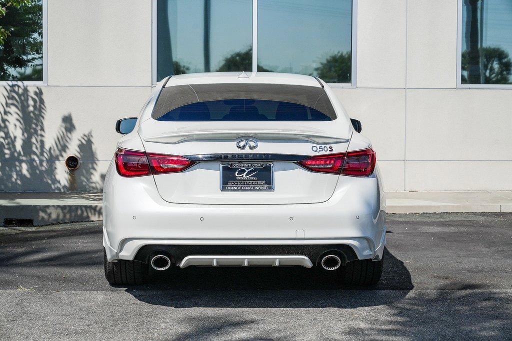 Certified 2022 INFINITI Q50 Red Sport 400 image 5