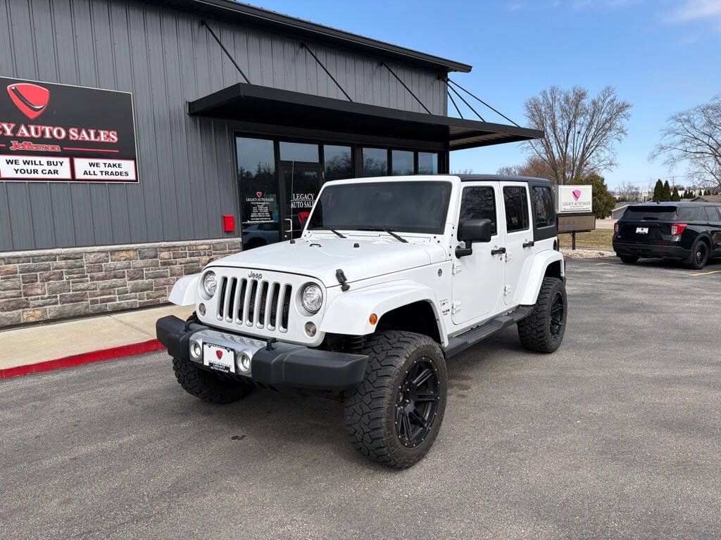 Used 2017 Jeep Wrangler Unlimited Sahara w/ Dual Top Group AWD/4WD image 1