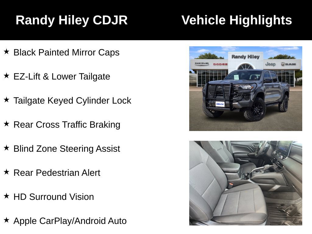 Used 2023 Chevrolet Colorado Trail Boss w/ Technology Package AWD/4WD image 15