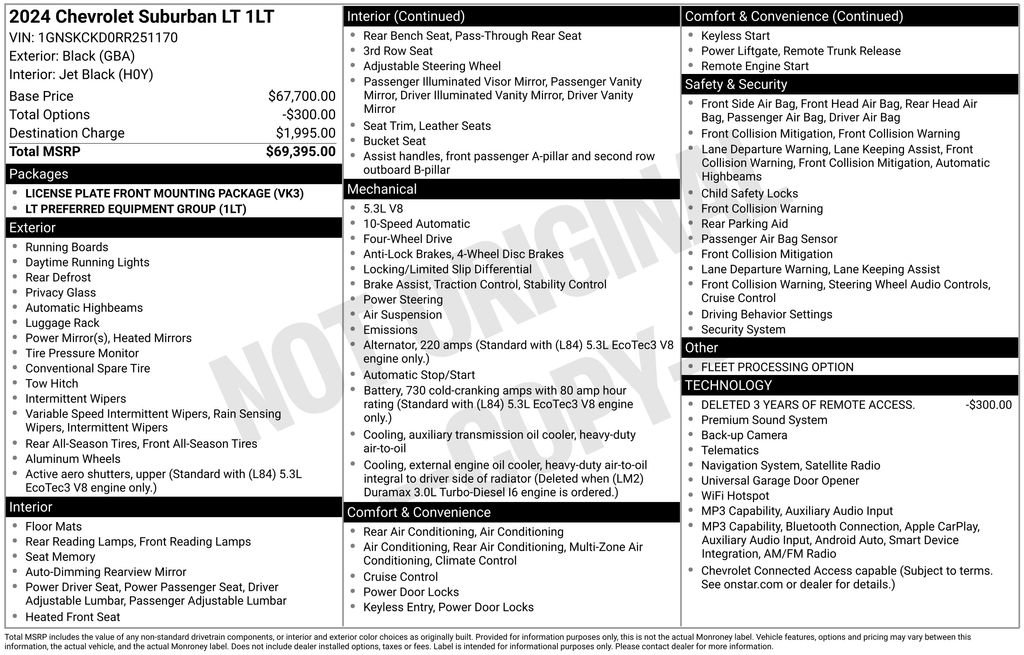 Used 2024 Chevrolet Suburban LT AWD/4WD image 33