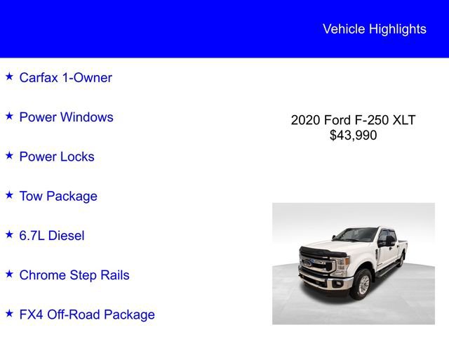 Used 2020 Ford F250 XLT w/ XLT Value Package image 2