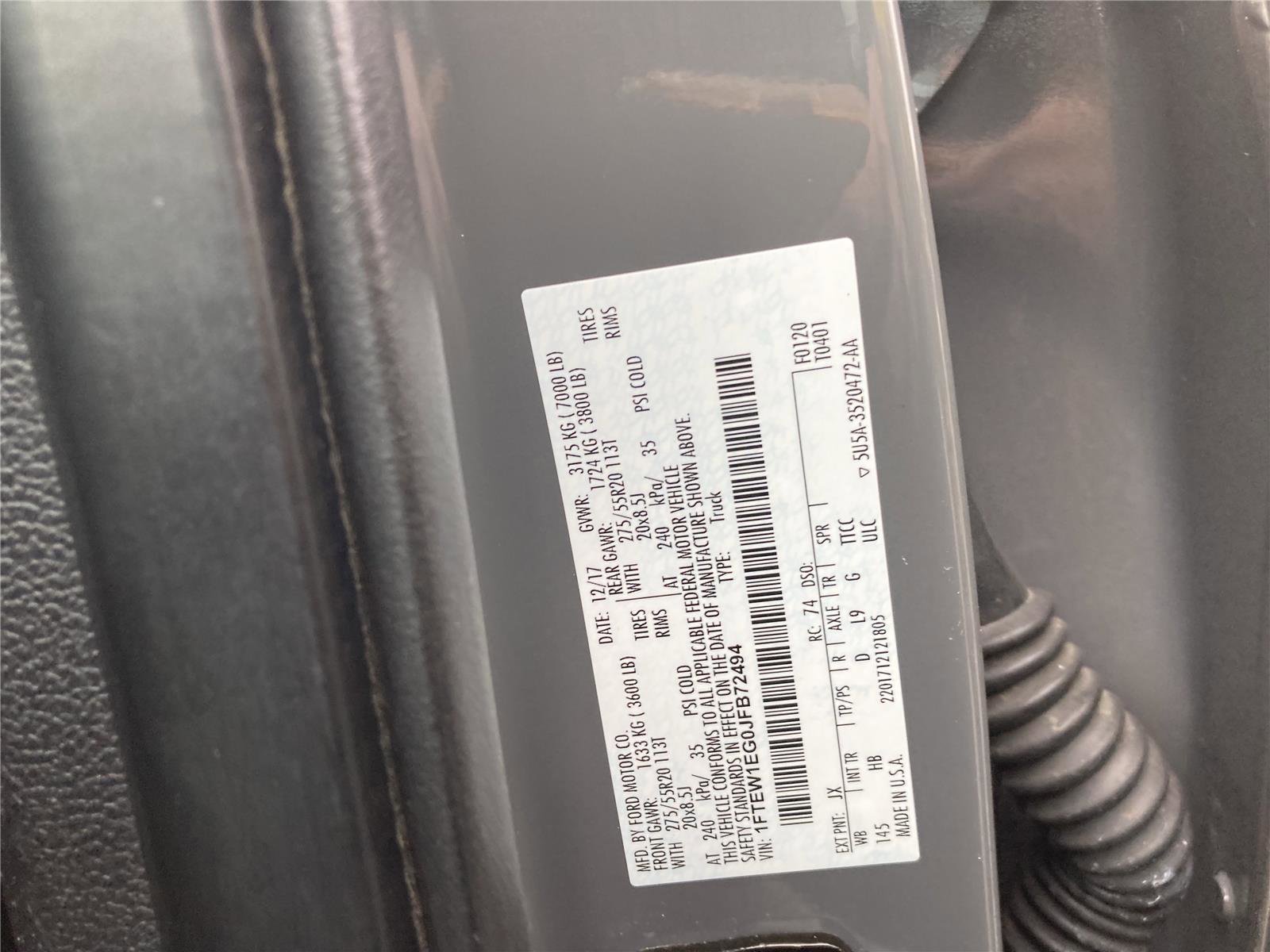 Used 2018 Ford F150 Lariat w/ Equipment Group 502A Luxury image 35