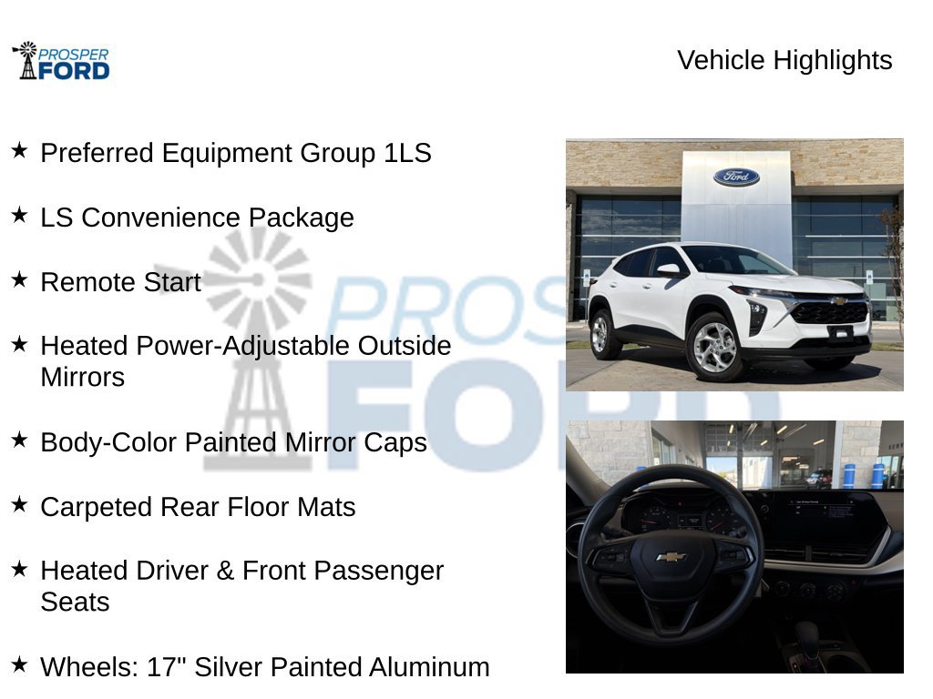 Used 2024 Chevrolet Trax LS w/ LS Convenience Package FWD image 5