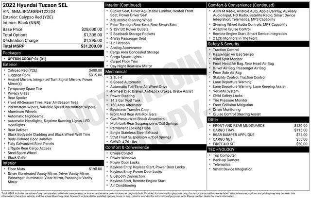 Used 2022 Hyundai Tucson SEL image 31
