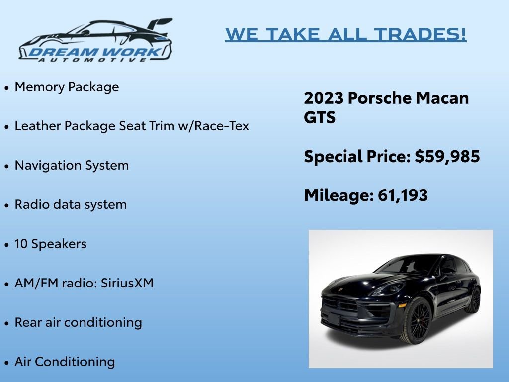 Used 2023 Porsche Macan GTS w/ Premium Package Plus video 2