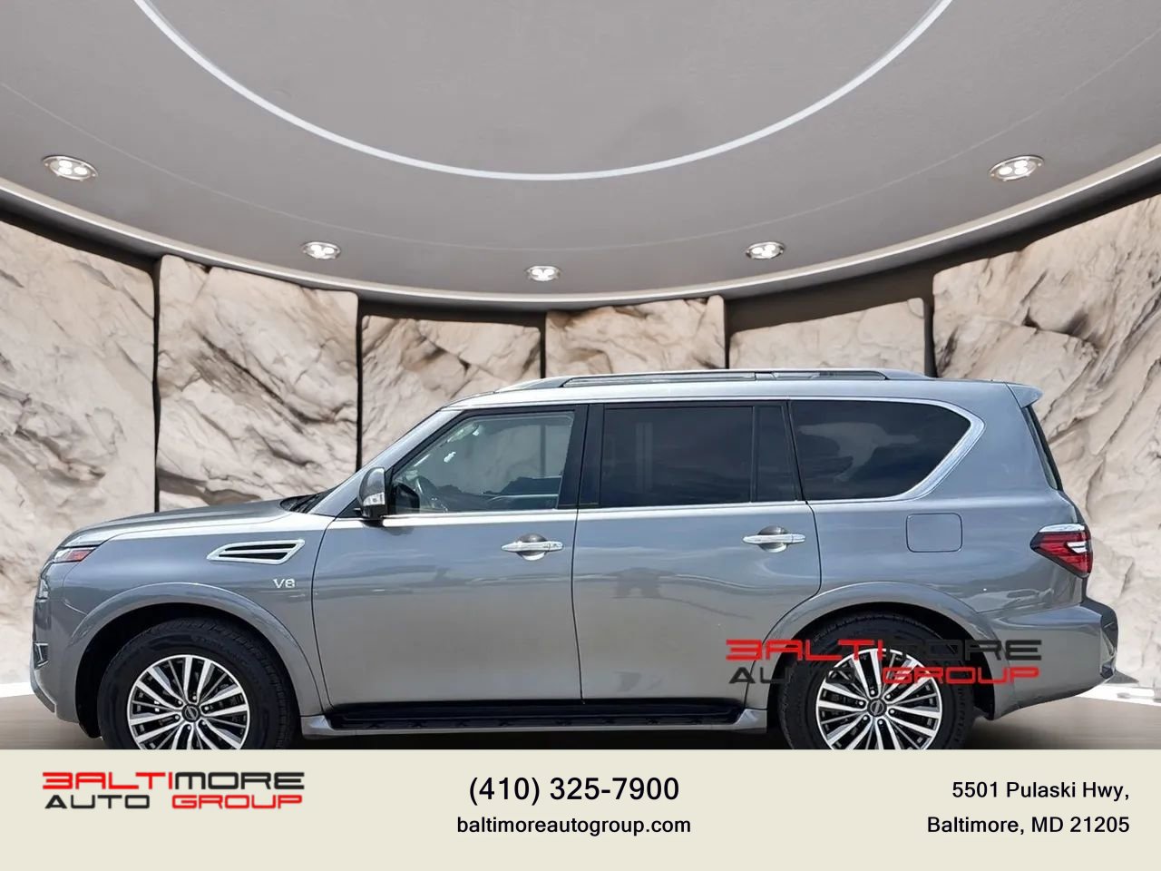 Used 2021 Nissan Armada SL w/ Captain's Chairs Package AWD/4WD image 7