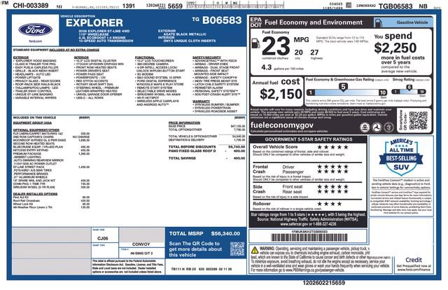 New 2026 Ford Explorer ST-Line w/ ST-Line Street Pack image 4