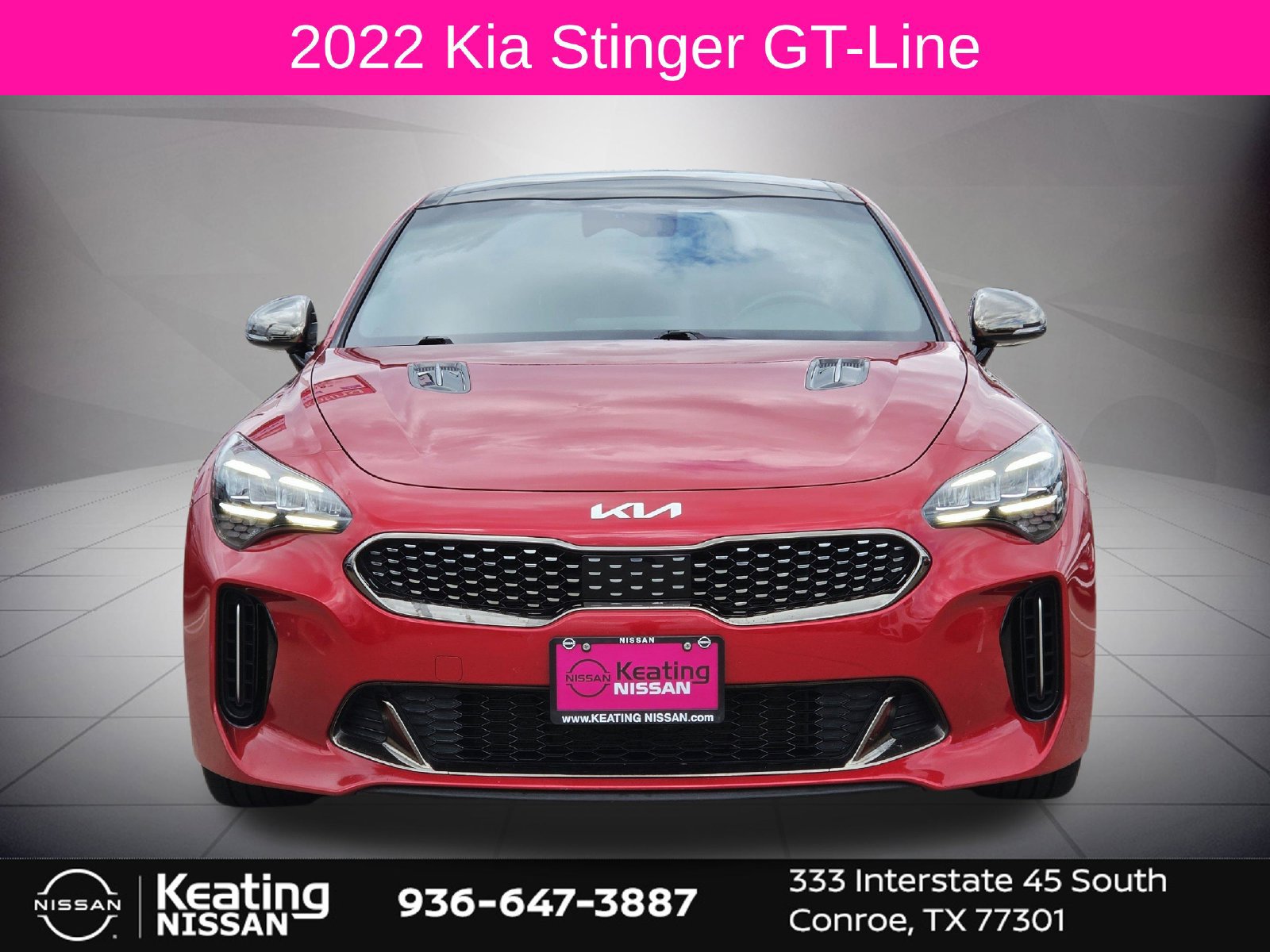 Used 2022 Kia Stinger GT-Line w/ Sun & Sound Package RWD image 2