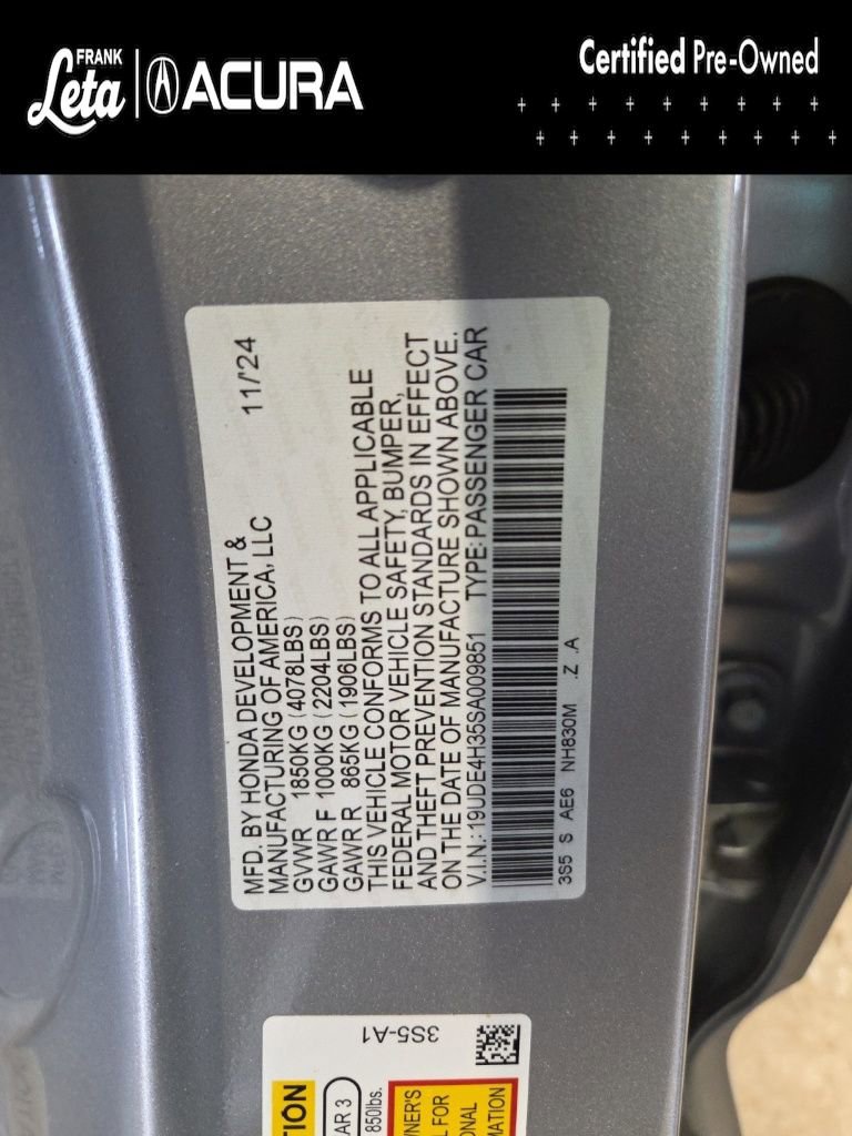 Certified 2025 Acura Integra A-Spec image 27