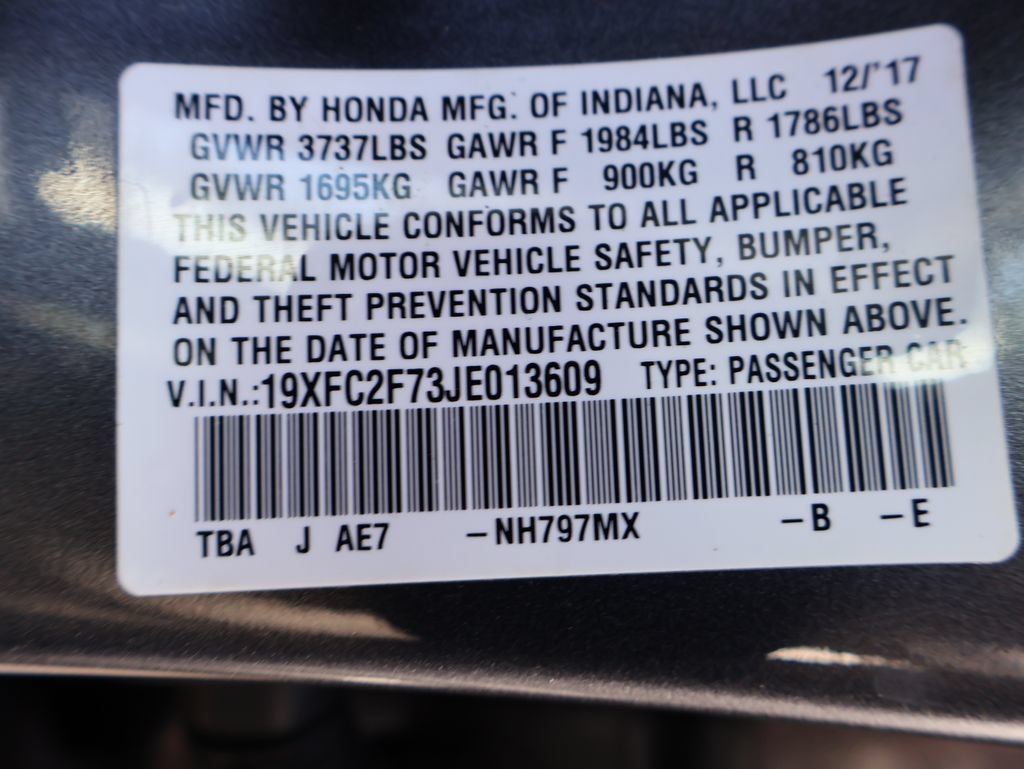 Certified 2018 Honda Civic EX image 32