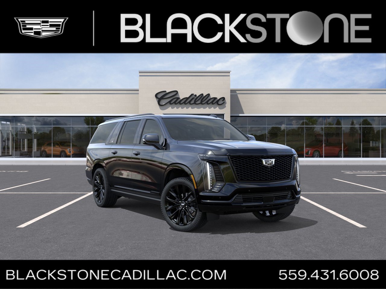 New 2026 Cadillac Escalade ESV Platinum Sport w/ LPO, ONYX Package AWD/4WD image 1