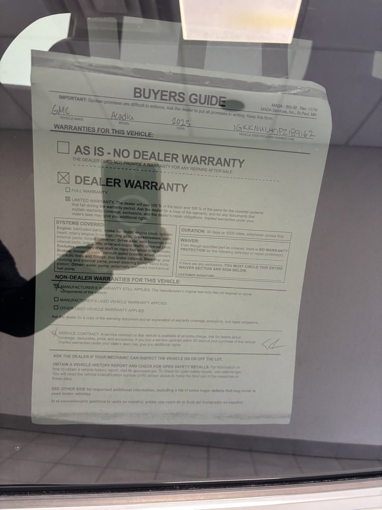 Certified 2023 GMC Acadia SLT image 32