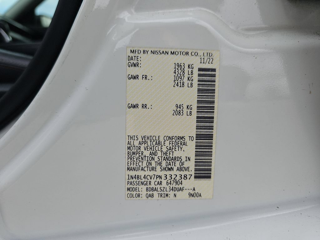 Used 2023 Nissan Altima 2.5 SR w/ SR Premium Package FWD image 40