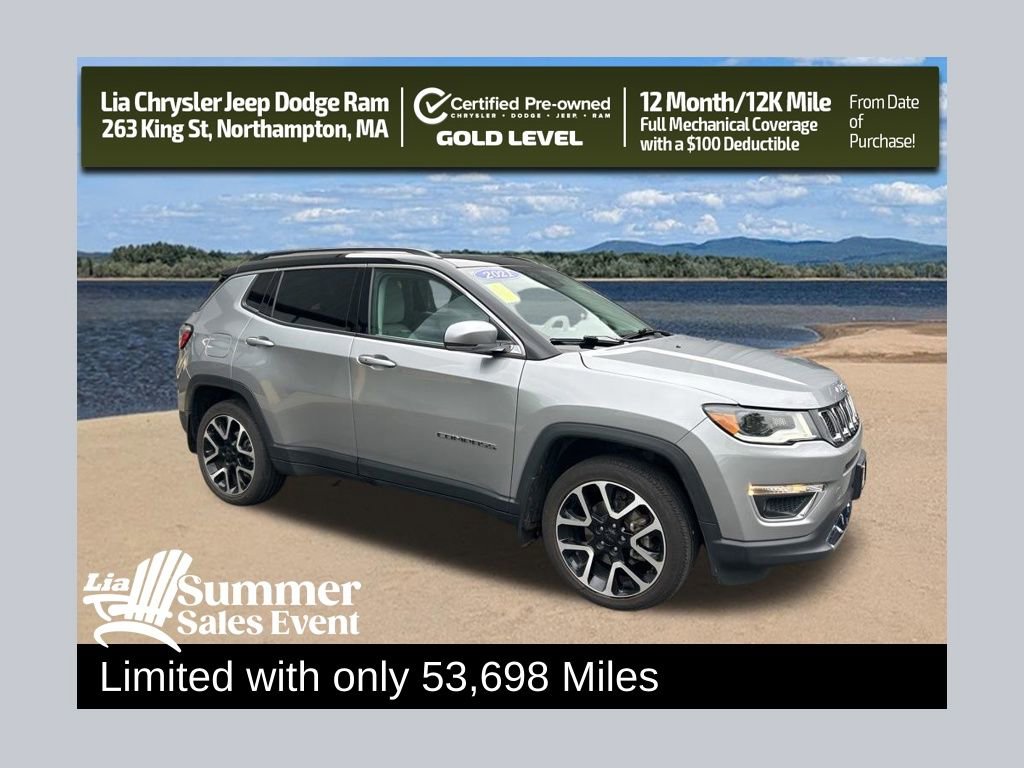 Used 2021 Jeep Compass Limited w/ Sun and Sound Group AWD/4WD 360° Tour
