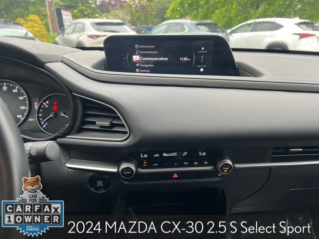 Used 2024 MAZDA CX-30 AWD 2.5 S w/ Select Sport Pkg image 16