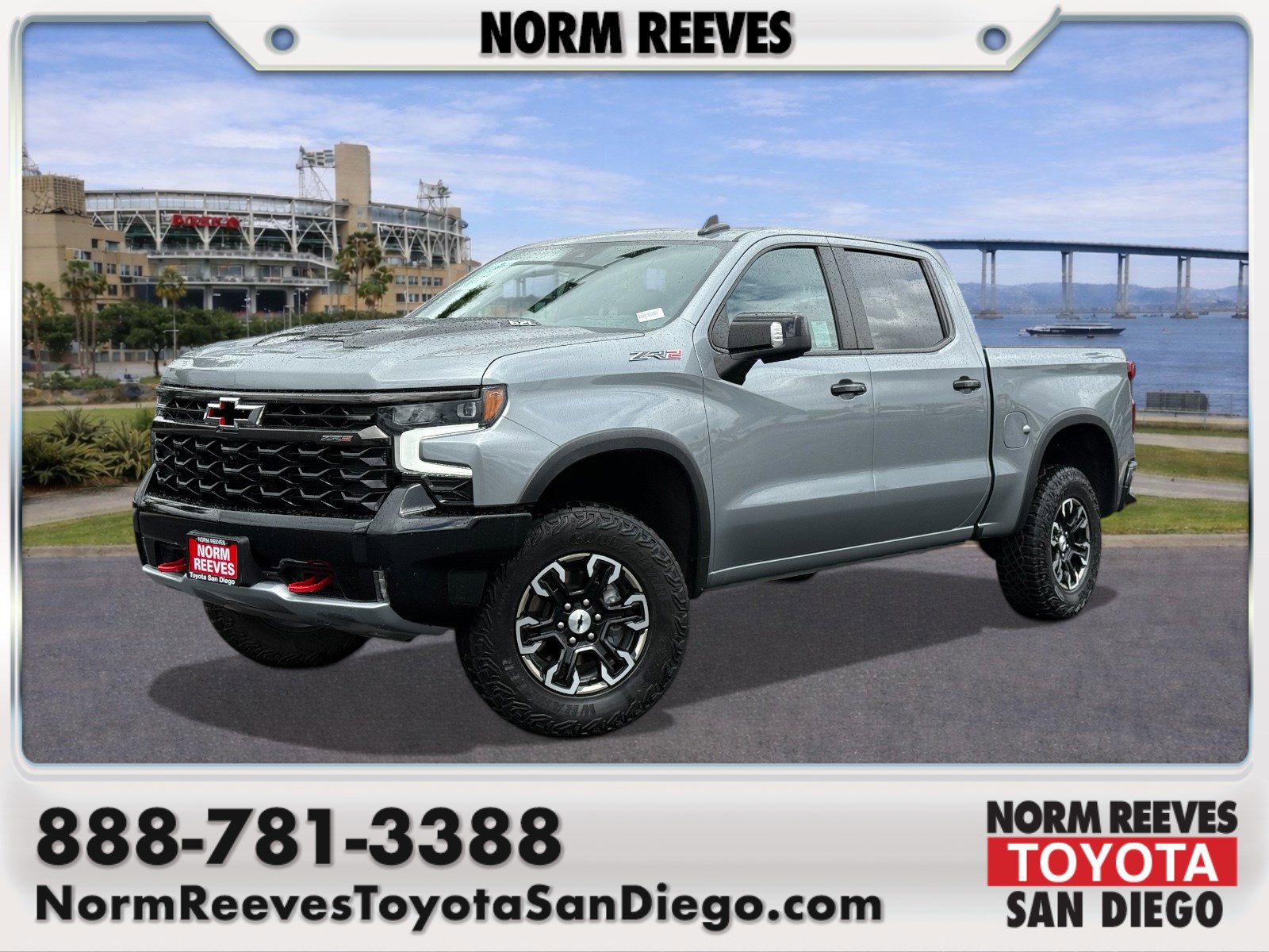 Used 2023 Chevrolet Silverado 1500 ZR2 w/ Technology Package AWD/4WD image 1
