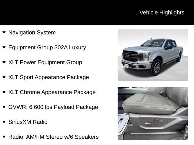 Used 2019 Ford F150 XLT w/ Equipment Group 302A Luxury image 8