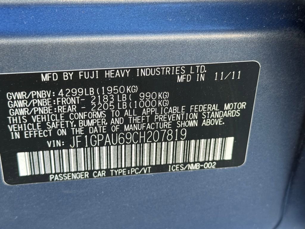 Used 2012 Subaru Impreza 2.0i Sport Limited image 26