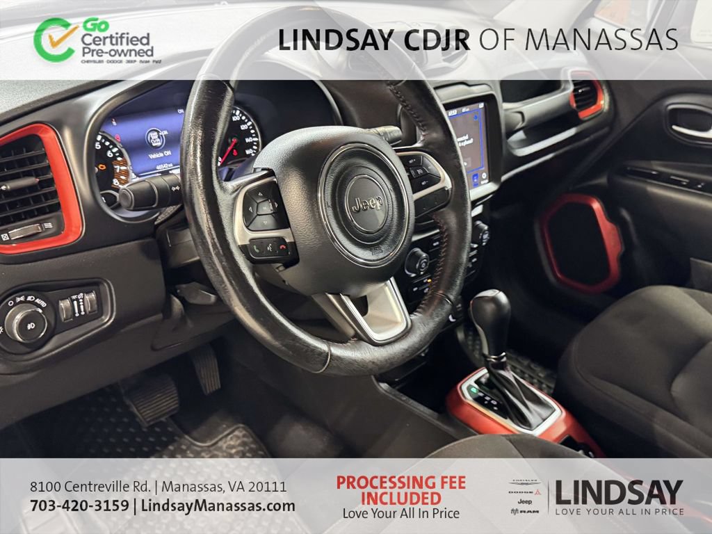 Certified 2020 Jeep Renegade Trailhawk w/ UConnect 8.4 Nav Group AWD/4WD image 11