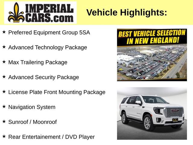 Used 2023 GMC Yukon Denali w/ Advanced Technology Package AWD/4WD image 3