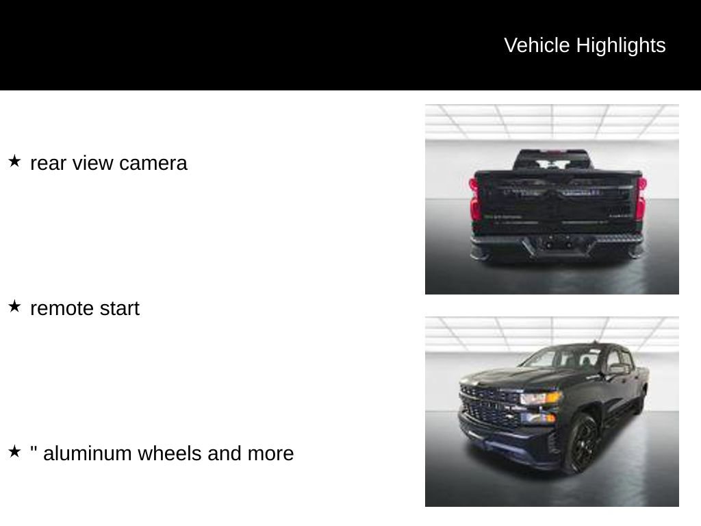 Used 2020 Chevrolet Silverado 1500 Custom w/ Custom 2.7L Value Package image 10