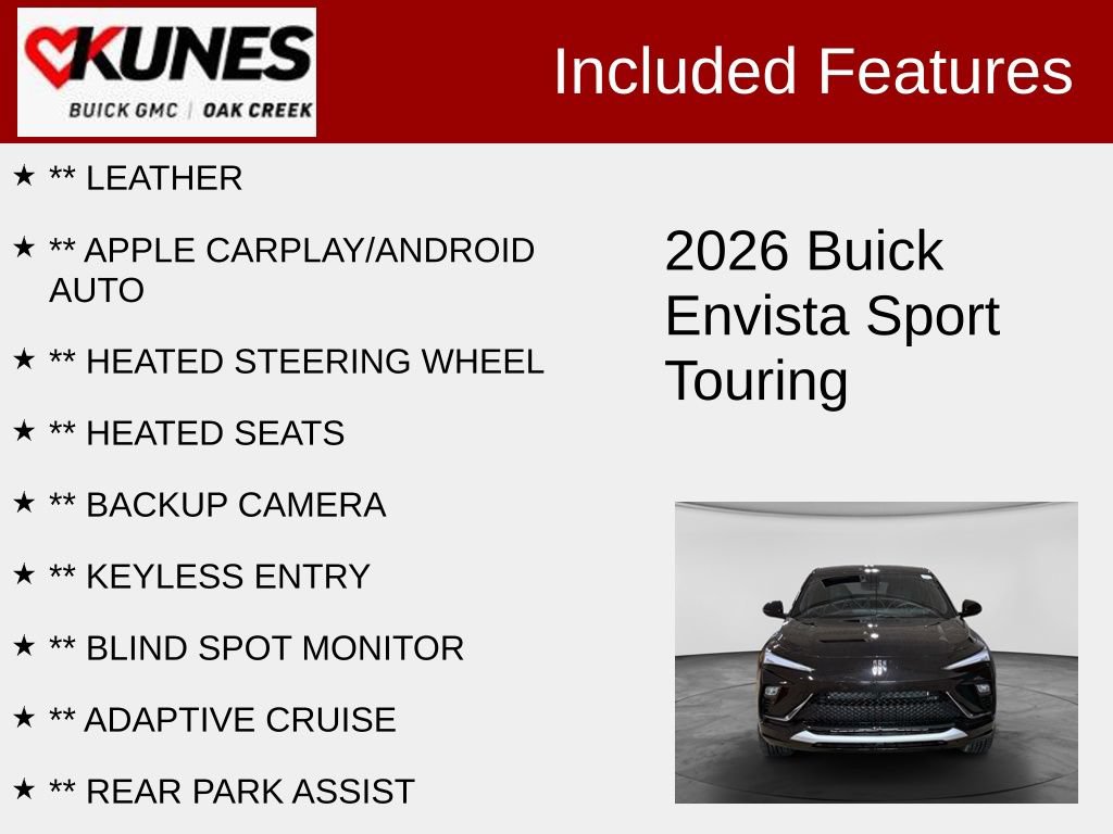 Used 2026 Buick Envista Sport Touring w/ Convenience I Package FWD image 2