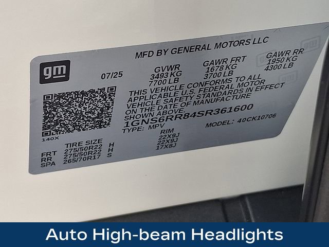 Used 2025 Chevrolet Tahoe RST w/ Comfort Package image 31