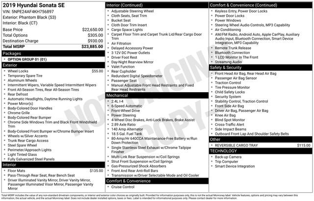 Used 2019 Hyundai Sonata SE image 23