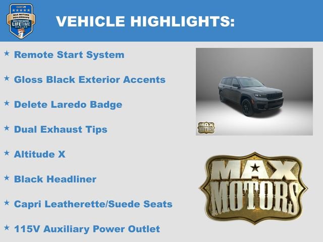 New 2025 Jeep Grand Cherokee L Altitude image 27