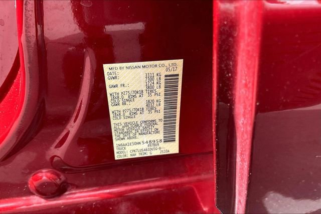 Used 2017 Nissan Titan PRO-4X w/ Pro-4x Convenience Package image 33