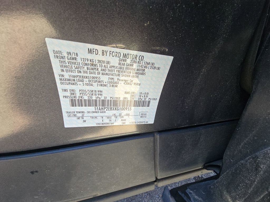 Used 2019 Ford Taurus SEL w/ Equipment Group 201A image 19