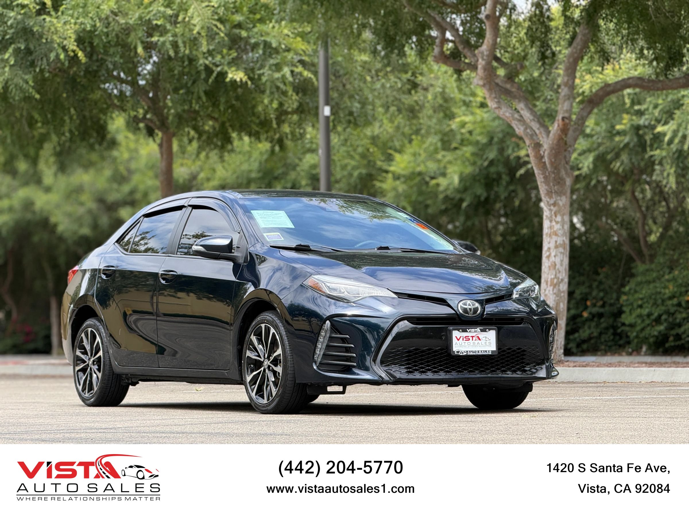 Used 2019 Toyota Corolla SE w/ Carpet Mat Package (TMS) FWD image 1