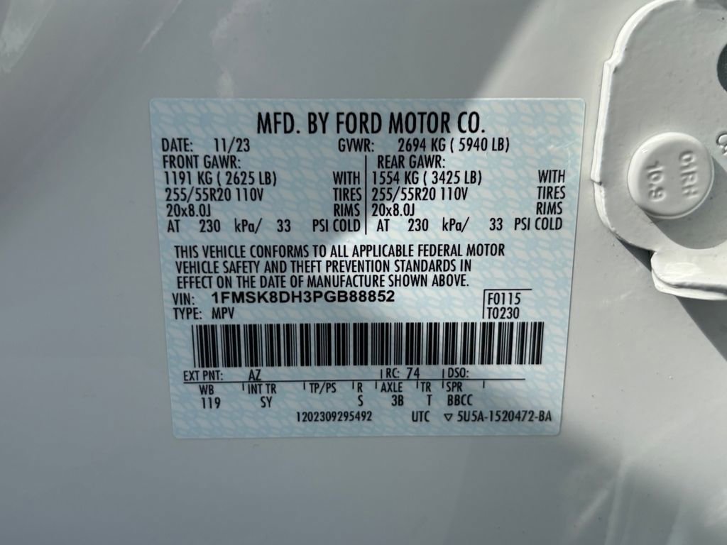 Used 2023 Ford Explorer XLT w/ Equipment Group 202A AWD/4WD image 35
