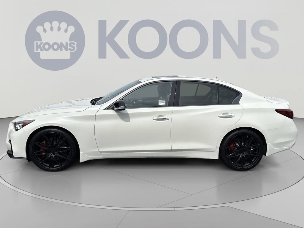 Used 2021 INFINITI Q50 Red Sport 400 w/ Proactive Package AWD/4WD image 2
