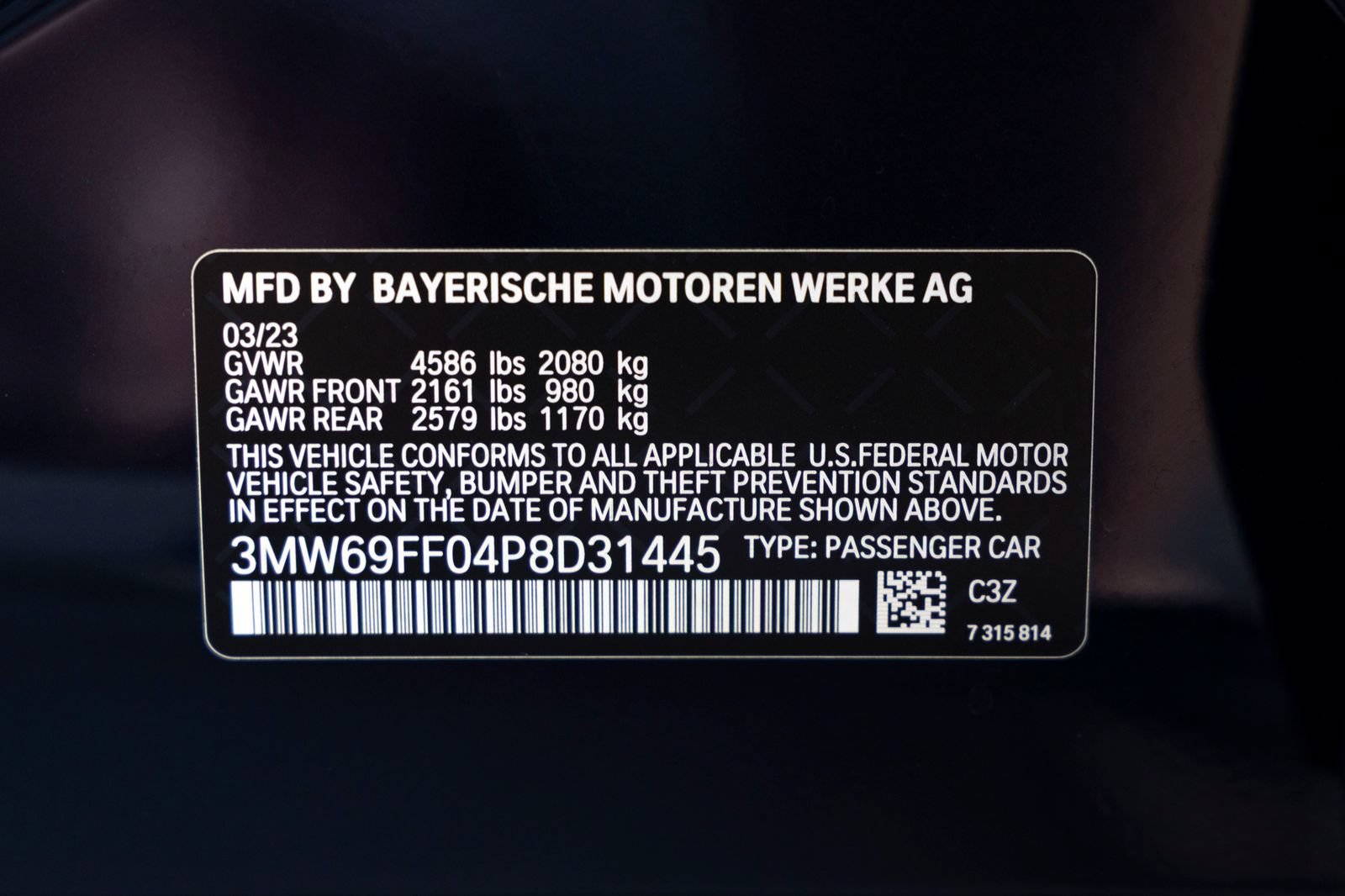 Certified 2023 BMW 330i Sedan w/ Parking Assistance Package RWD image 33