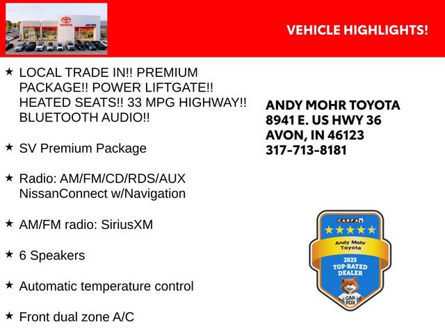 Used 2016 Nissan Rogue SV w/ SV Premium Package image 2