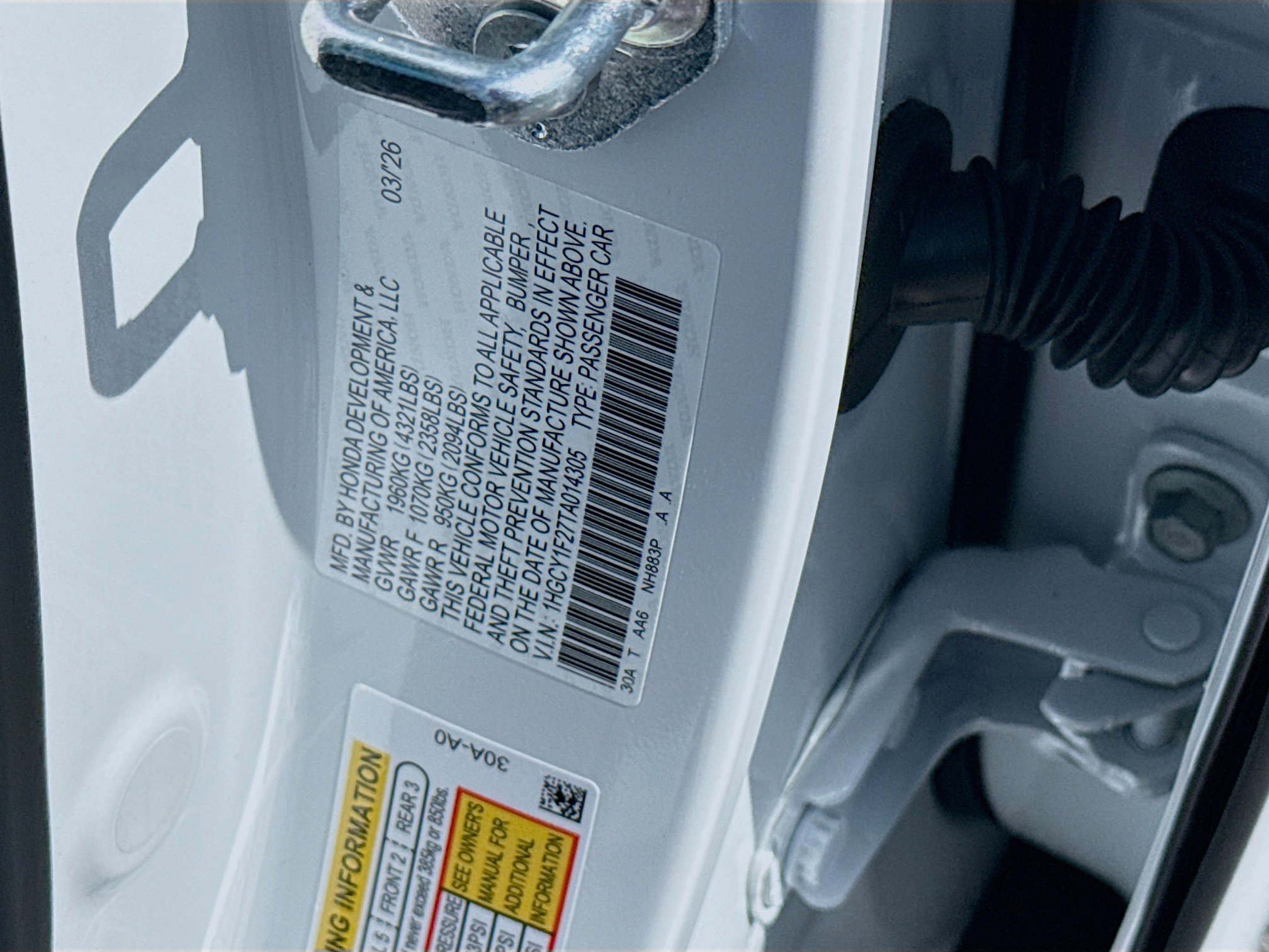 New 2026 Honda Accord LX image 27