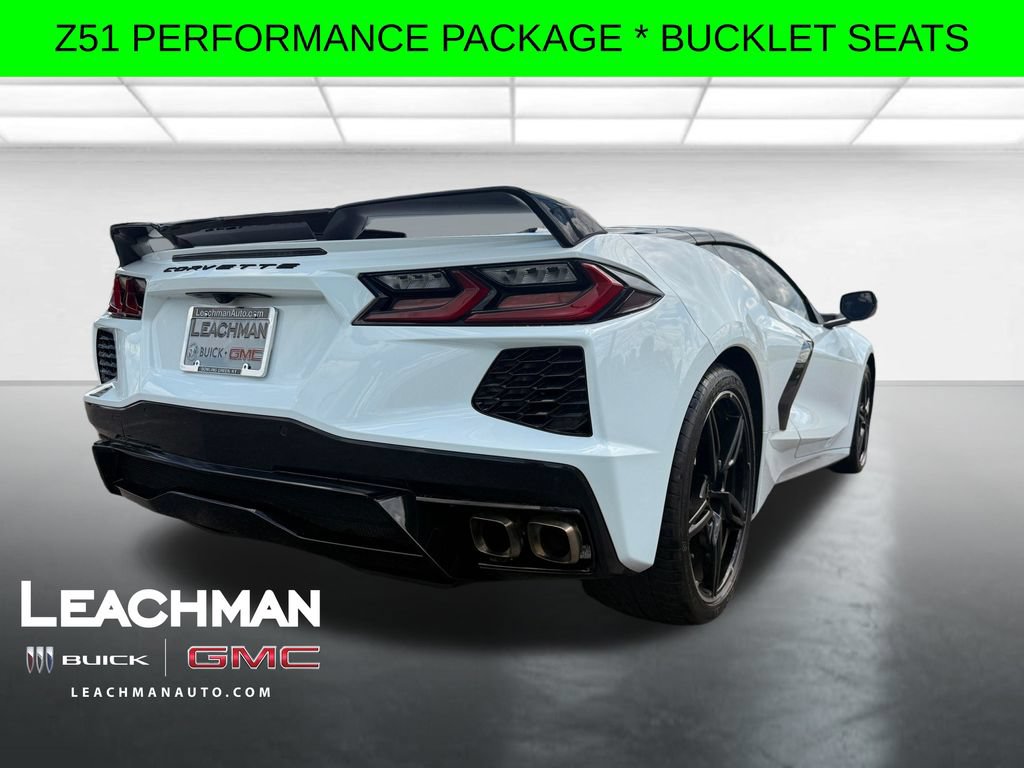Certified 2023 Chevrolet Corvette Stingray Preferred Cpe w/ Z51 Performance Package RWD image 3