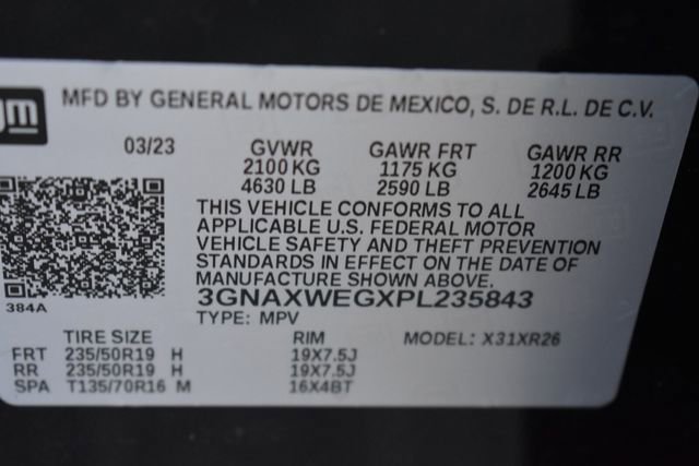 Used 2023 Chevrolet Equinox RS w/ RS Leather Package AWD/4WD image 40
