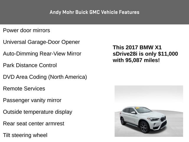 Used 2017 BMW X1 sDrive28i image 12