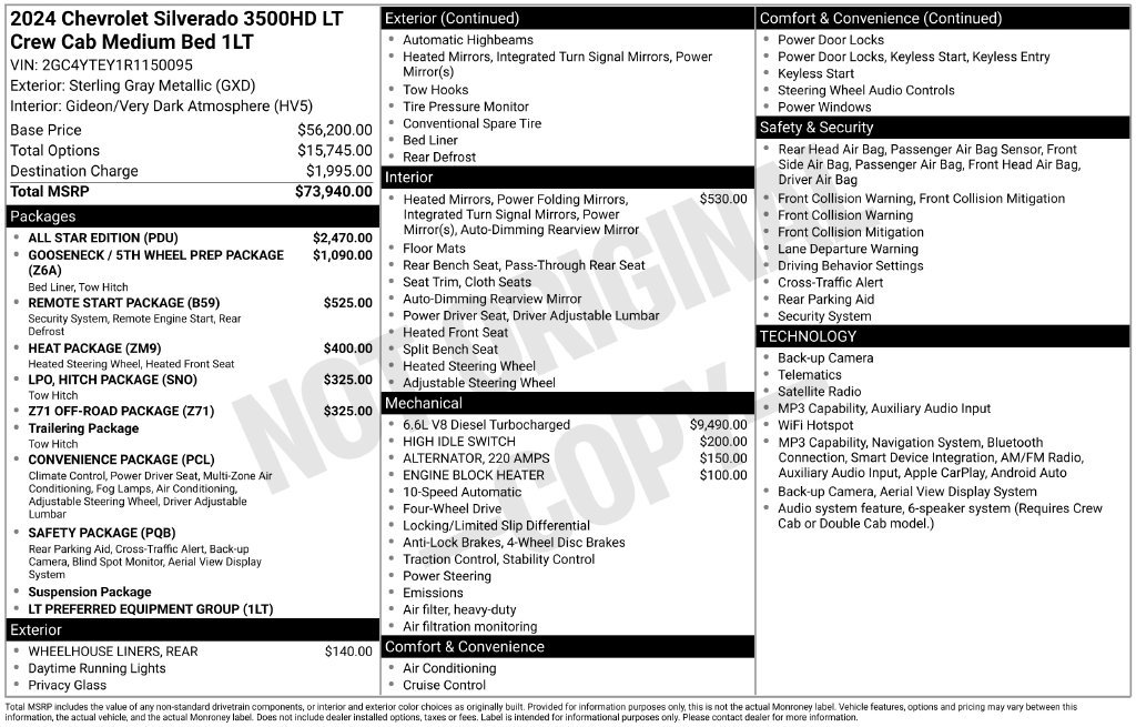 Used 2024 Chevrolet Silverado 3500 LT w/ All Star Edition AWD/4WD image 26