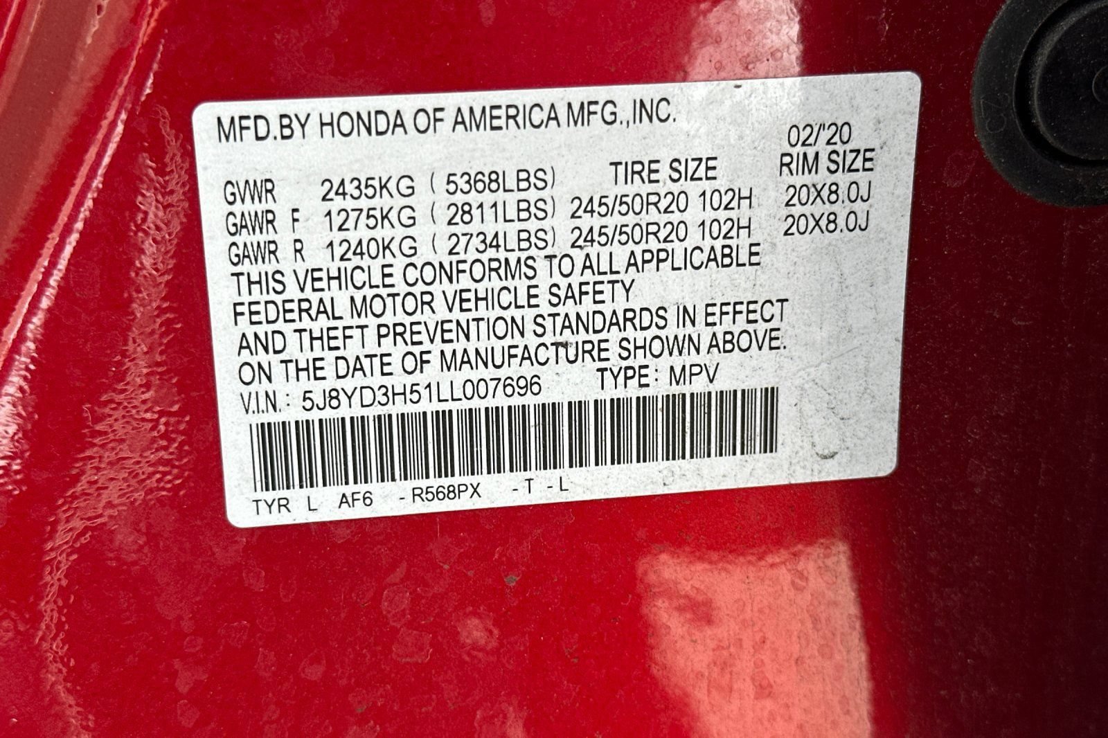 Used 2020 Acura MDX FWD w/ Technology Package image 12