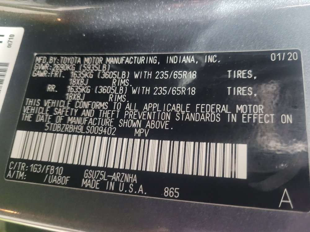 Used 2020 Toyota Highlander LE image 33