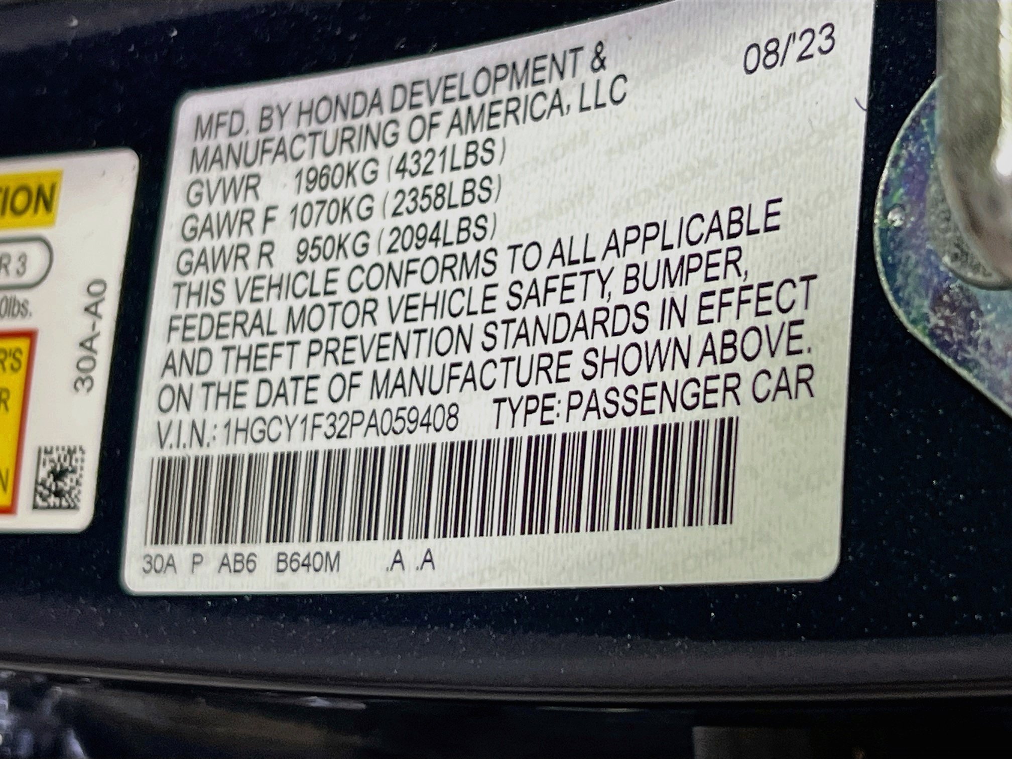 Used 2023 Honda Accord EX image 31