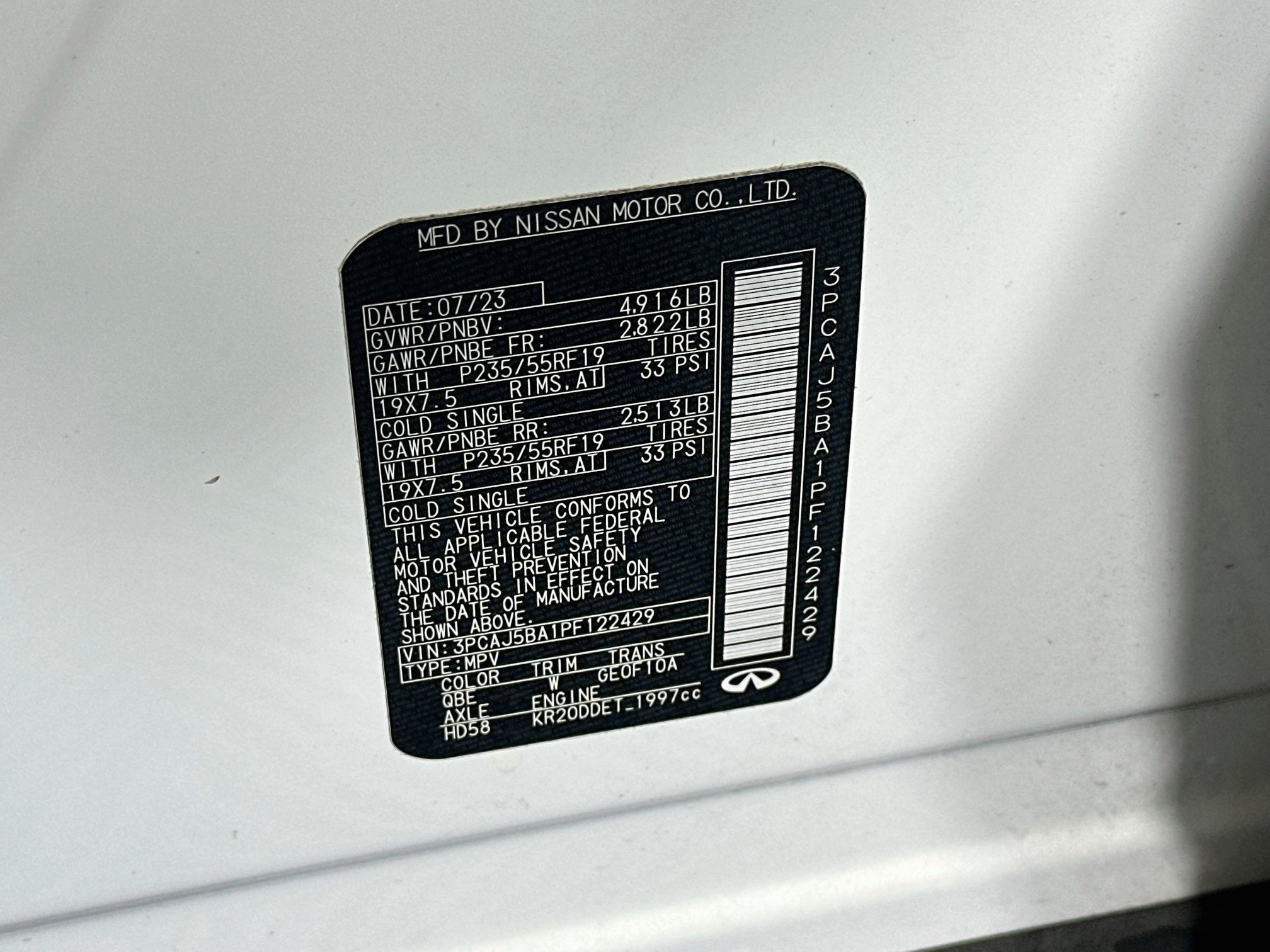 Used 2023 INFINITI QX50 Luxe FWD image 12